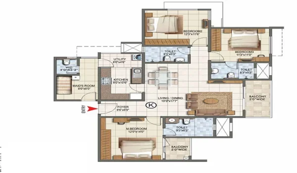 Featured Image of 4 Bhk Floor Plan